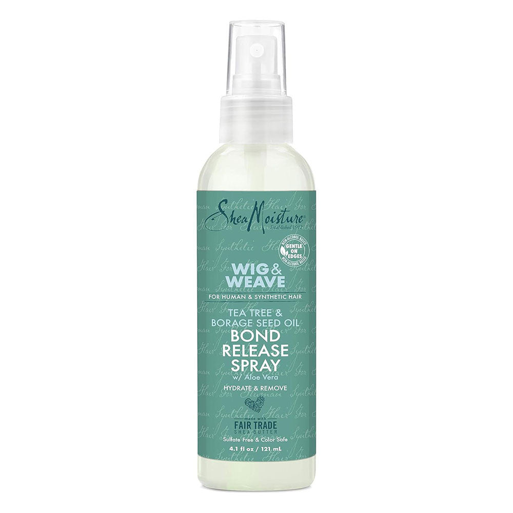 Shea Moisture Wig and Weave Tea Tree and Borage Seed Oil Bond Release Spray, 4.1 Oz